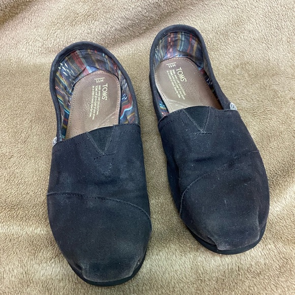 Black/Black TOMS Size 11 - Picture 2 of 5